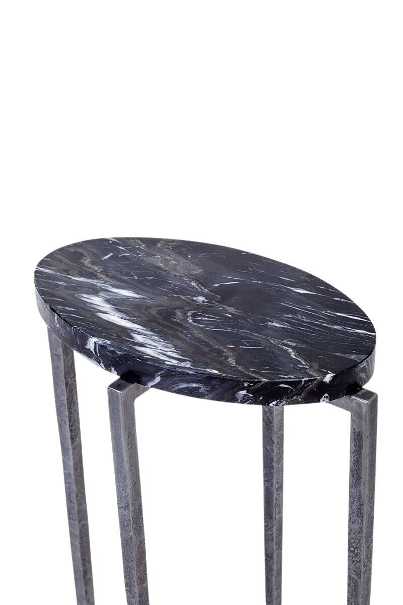 Oval Aztec Accent Table