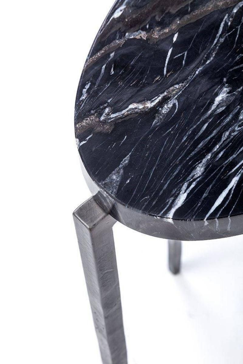 Oval Aztec Accent Table