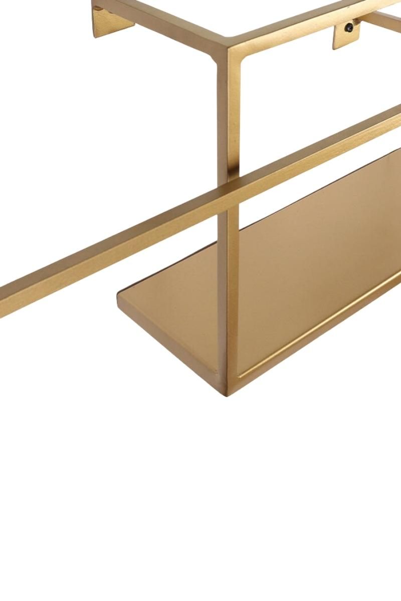 Gold Wafting Shelves Set Of 3 - Large Set