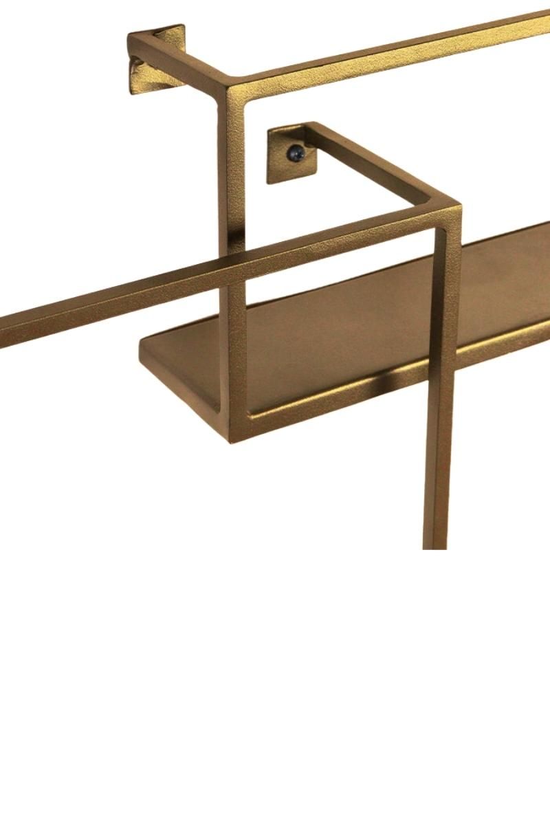 Gold Wafting Shelves Set Of 3 - Small Set
