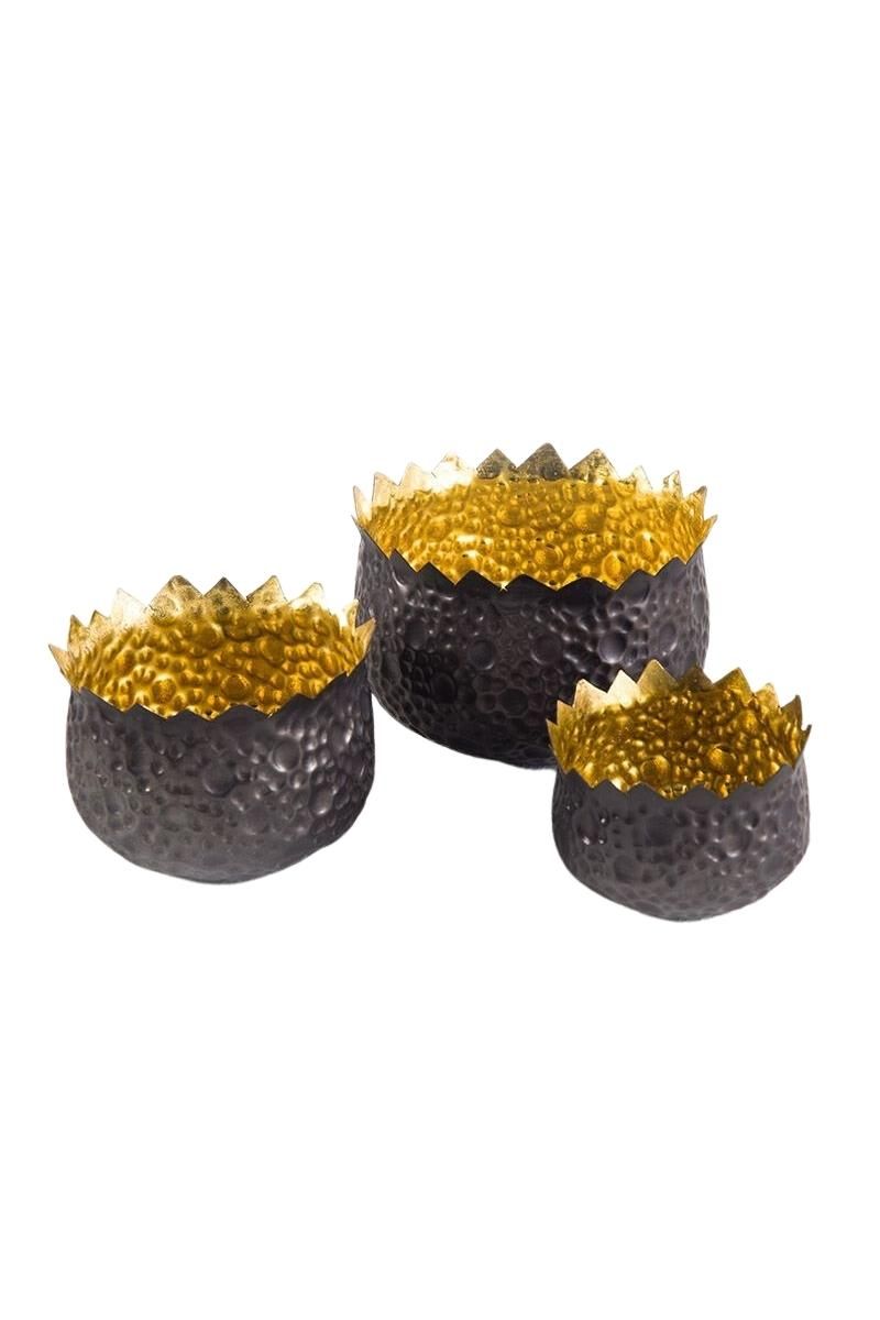 Glint Brass Nesting Bowls - Set Of 3