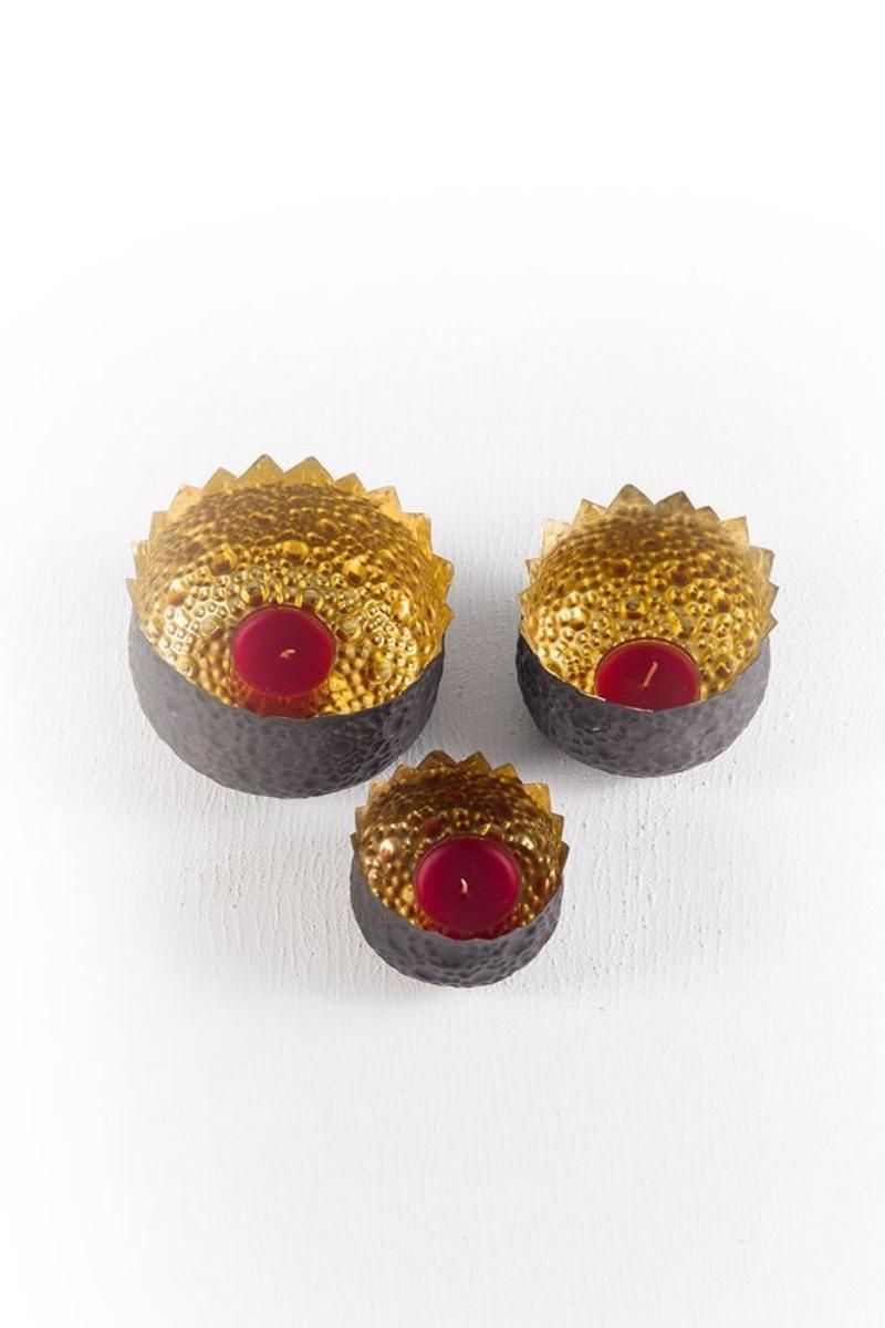 Glint Brass Nesting Bowls - Set Of 3
