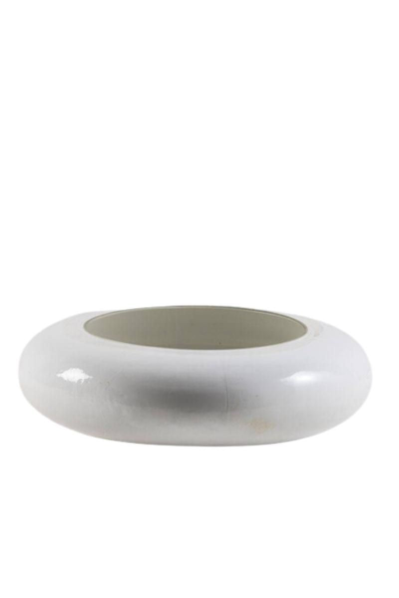 Urli Glass Bowl - Opal White
