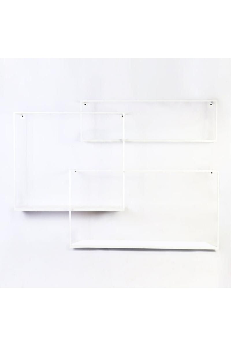 White Wafting Shelves Set Of 3 - Large Set
