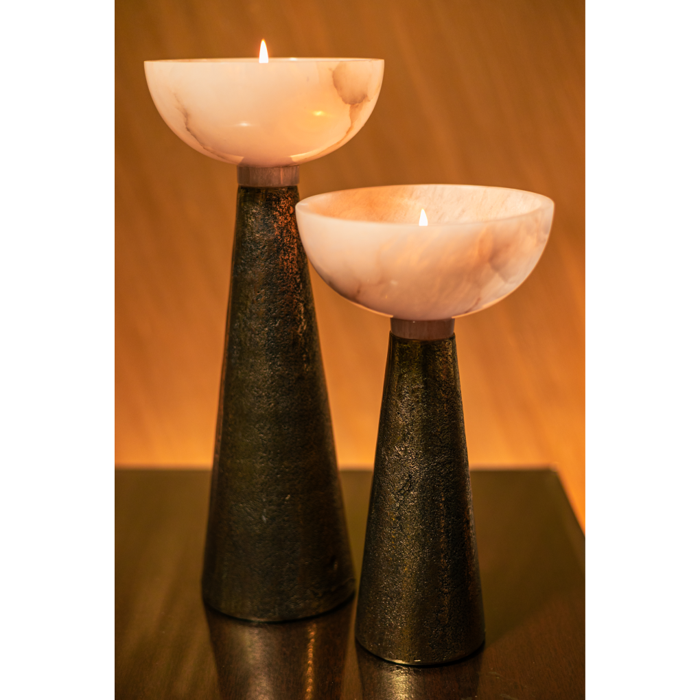 Aadya Candle Holder - Set of 2