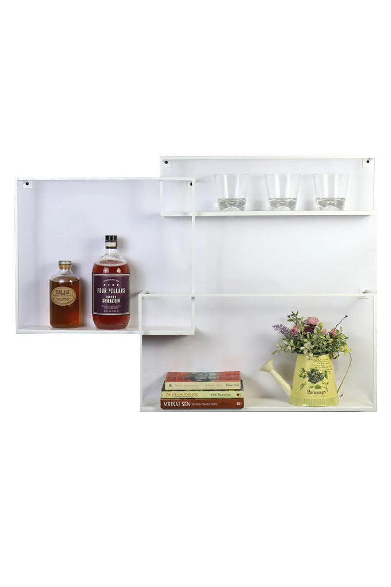White Wafting Shelves Set Of 3 - Small Set