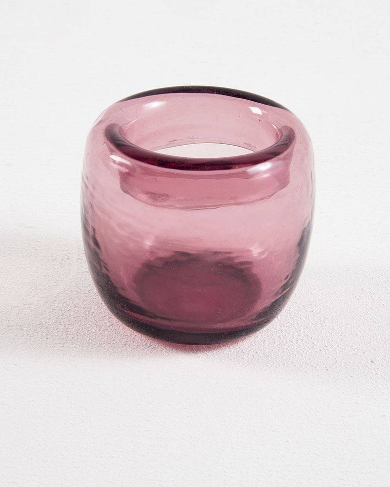 Lavender Glass Votive
